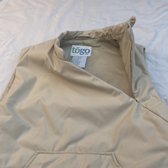 Y2K TOGO retro side zip puffer vest size medium - Picture 3 of 7